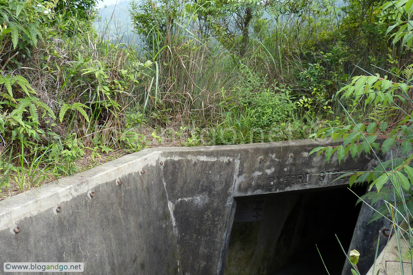 Shing Mun Redoubt - Oxford Street Entrance Area